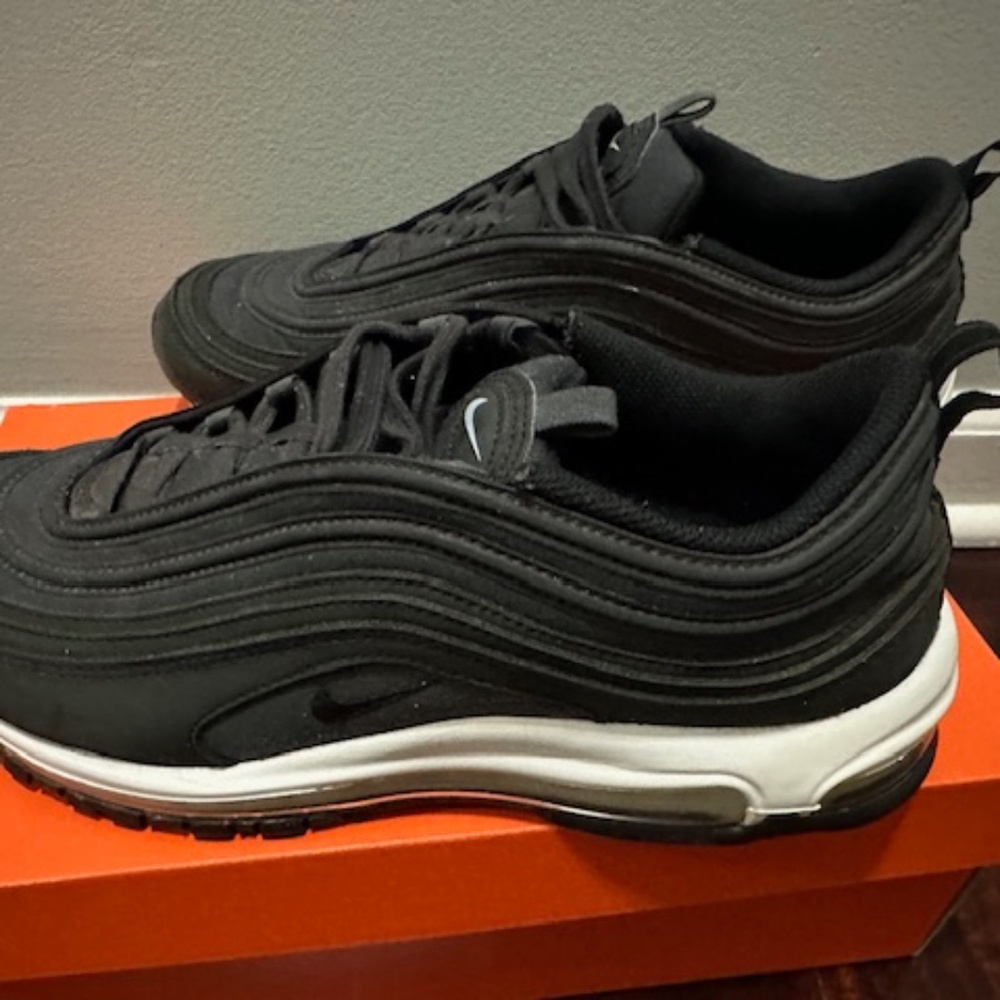 Nike Men's Air Max '97- Black/Off Noir- Size 11